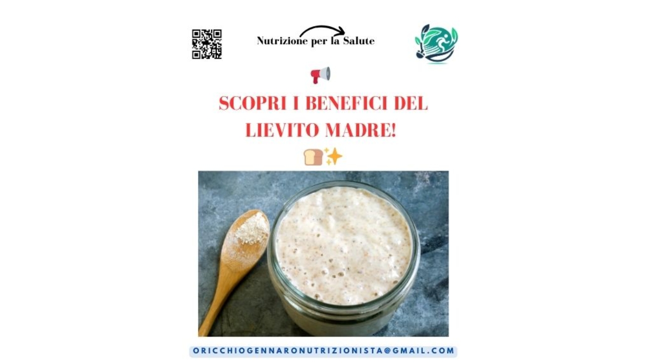 SCOPRI I BENEFICI DEL LIEVITO MADRE