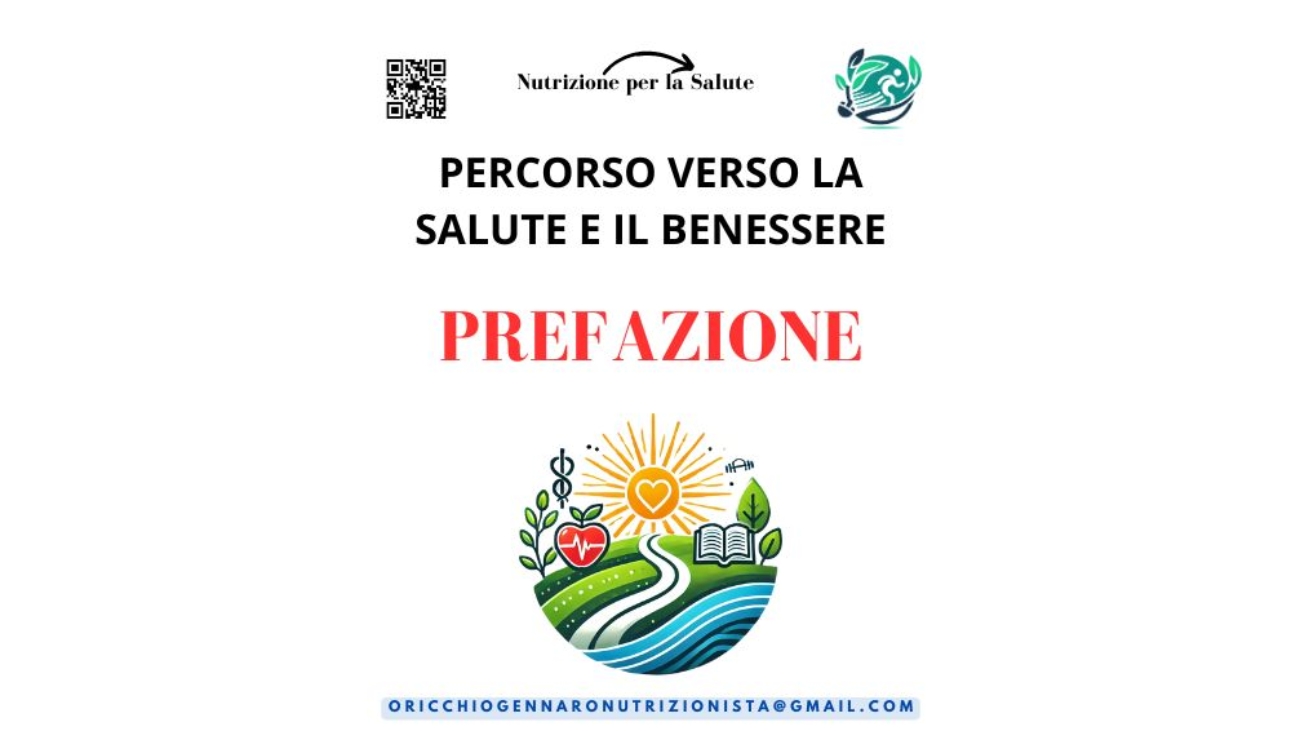 PERCORSO VERSO LA SALUTE E IL BENESSERE - PREFAZIONE