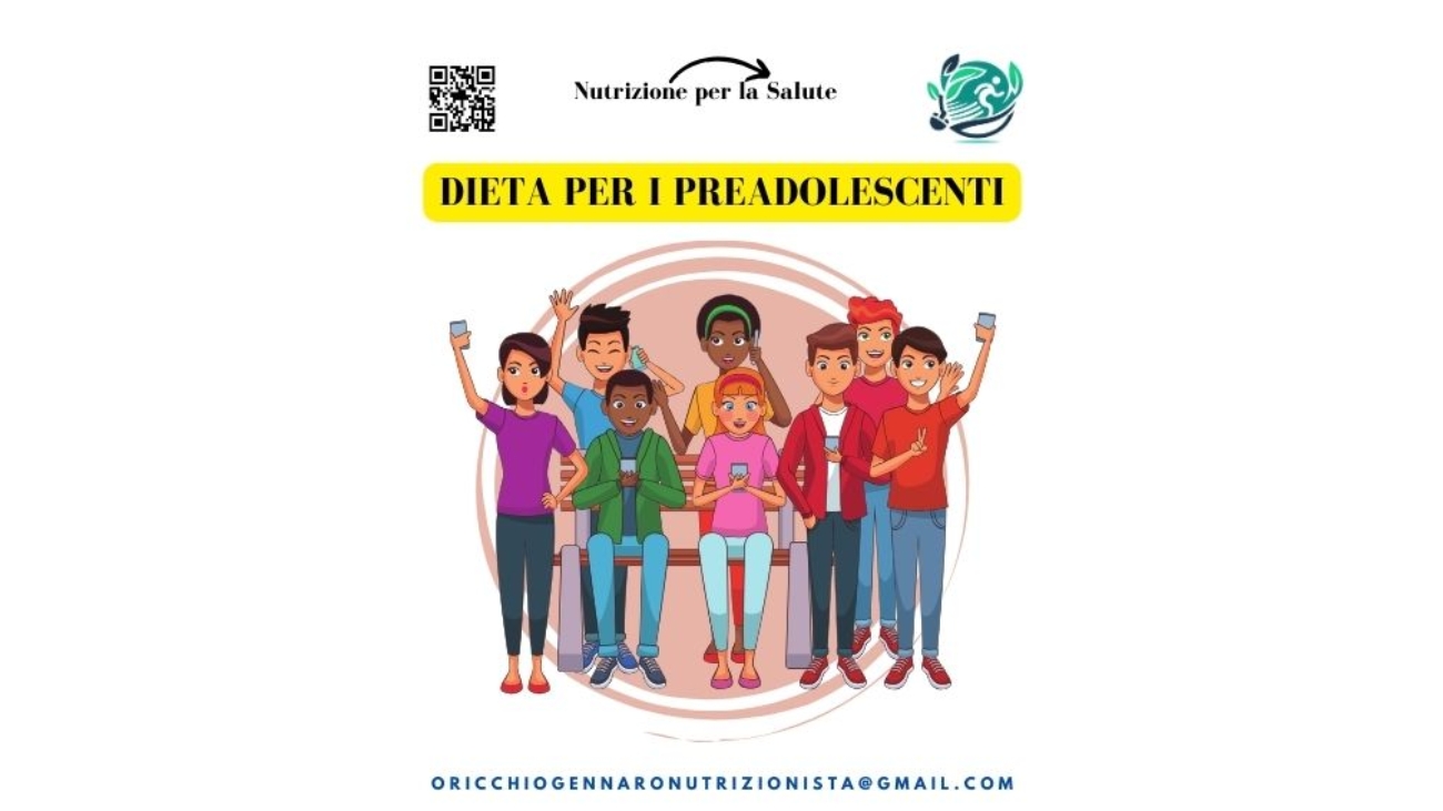 DIETA PER I PREADOLESCENTI