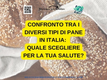 CONFRONTO TRA I DIVERSI TIPI DI PANE IN ITALIA