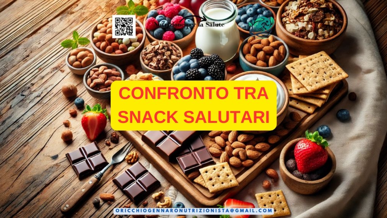 CONFRONTO TRA SNACK SALUTARI